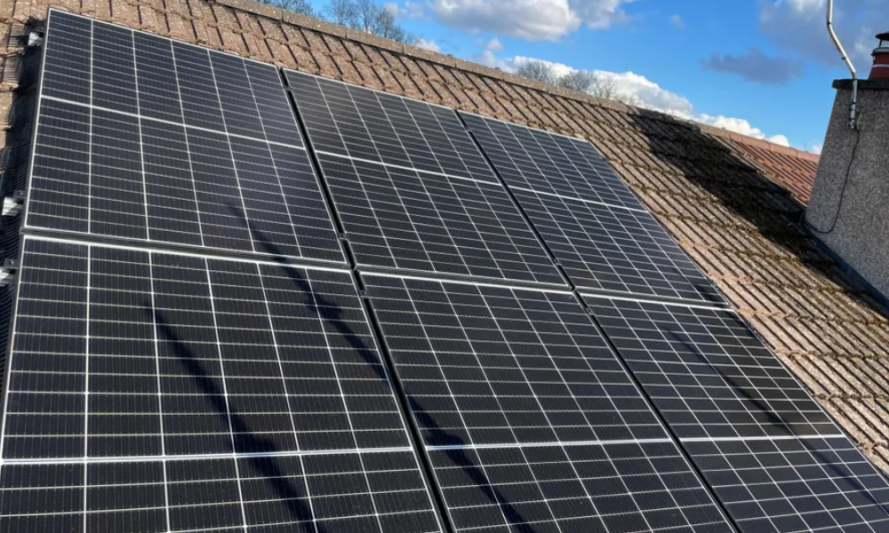 Solar PV Installation in Glasgow by Alltech Solar & Electrical.</a>